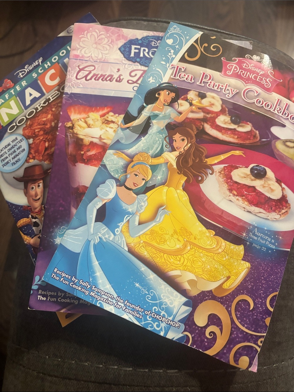 3 Disney Kid’s Cookbooks - soft cover.